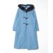 [SHIPS] полупальто "даффл коут" 36 голубой женский 