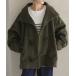 [HUG.U] полупальто "даффл коут" FREE хаки женский 