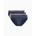  Brief [ online ограничение ][ Emporio Armani ] Brief 3 шт. комплект Core с логотипом талия частота 