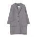 [JEANASIS] Пальто Честерфилд FREE серый женский 