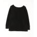 [MARECHAL TERRE] трикотажный джемпер с длинным рукавом 2 черный женский 
