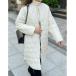 [Re:EDIT] no color пальто SHORT слоновая кость женский 