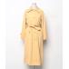 [CHRISTIAN AUJARD] пальто с отложным воротником - желтый женский 