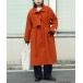 [CPCM] пальто с отложным воротником FREE orange женский 
