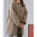 [nissen] no color пальто M grayish бежевый женский 