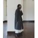 [hellam] пальто с отложным воротником FREE угольно-серый женский 