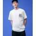 t рубашка KAVU/ Cub -High rock Tee/ высокий блокировка чай мужской женский 