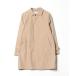 [coen] пальто с отложным воротником SMALL бежевый мужской 