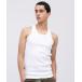 t рубашка [DAILY/tei Lee ]RIB TANK TOP BACK CROSS /tei Lee одежда ребра майка задний Cross / AVIRE