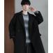 [ETELIO] Пальто Честерфилд M черный мужской 