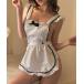  бюстгальтер шорты комплект фартук способ оборка лента slip One-piece baby doll culu436