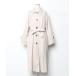 [NANO universe] пальто с отложным воротником 38 слоновая кость женский 