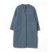 [studio CLIP] no color пальто M голубой женский 