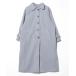 [GeeRA] пальто с отложным воротником LARGE голубой женский 