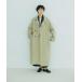  тренчкот пальто [ унисекс ] хлопок linen over тренчкот женский 