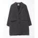 [NANO universe] Пальто Честерфилд SMALL серый мужской 