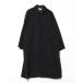 [Lui's] пальто с отложным воротником M черный мужской 