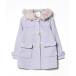 [dazzlin] полупальто "даффл коут" SMALL лиловый женский 