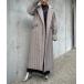 [&amp;g'aime] пальто с отложным воротником FREE grayish бежевый женский 