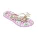  сандалии RG LULU IV / Roxy Kids лента цветочный принт пляжные шлепанцы Kids ребенок девочка 
