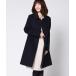 [ketty] пальто с отложным воротником S темно-синий женский 