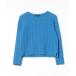 [MACPHEE] длинный рукав вязаный 1 голубой женский 