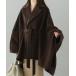 [NEUNA] пончо FREE темно-коричневый женский 