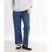 джинсы Denim Denim брюки [E-QUALITY| уборная возможно | маленький видно ] распорка Silhouette Denim брюки женский 