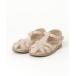 [POMPKINS] [KIDS] Flat сандалии 17cm бежевый Kids 