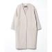 [LOWRYS FARM] no color пальто [merinosblend сотрудничество ] FREE бежевый женский 