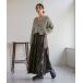 [Kastane] вязаный ансамбль FREE серый женский 