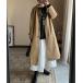 [feepur] пальто с отложным воротником SMALL бежевый женский 