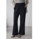  слаксы брюки ребра тугой flare pants женский 