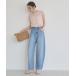  широкий брюки джинсы Denim Denim брюки [3 размер развитие ] машина b Denim брюки [ подробности анимация есть ] женский 