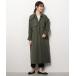 [BEAMS HEART] тренчкот MEDIUM оливковый женский 