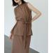  выставить [Et]Cut Georgette Skirt Set-up женский 