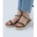 [BAYFLOW] каблук сандалии MEDIUM Brown женский 