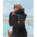  Rush Guard HISTORICAL LOGO HOOD / Roxy задний принт Zip выше Parker Rush Guard ( купальный костюм ) женский 