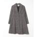 [EATME] в клетку Пальто Честерфилд 99 черный женский 