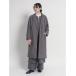 [sm2rhythm] Пальто Честерфилд F угольно-серый женский 
