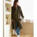 [JOURNAL STANDARD relume] пальто с отложным воротником 36 хаки женский 