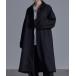 [Loose/ разрозненный ] пальто с отложным воротником M черный мужской 