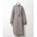 [haco!] пальто с отложным воротником X-LARGE серый женский 
