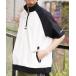 t рубашка (RM)[LUXE/R GOLF] стрейч Cross половина Zip тянуть over рубашка с коротким рукавом мужской 