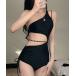  купальный костюм one плечо цепь с ремешком cut наружный One-piece купальный костюм женский 