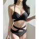  купальный костюм [2 позиций комплект ] топ на бретелях Cross лента бикини купальный костюм женский 