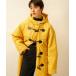 [Johnbull] полупальто "даффл коут" FREE желтый женский 