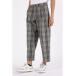  брюки [new balance golf] двойной в клетку one tuck широкий длинные брюки (MENS) мужской 