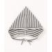  baby Ribbed Pixie Bonnet || Indigo Stripe