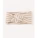  baby Knotted Headband || Latte Stripe